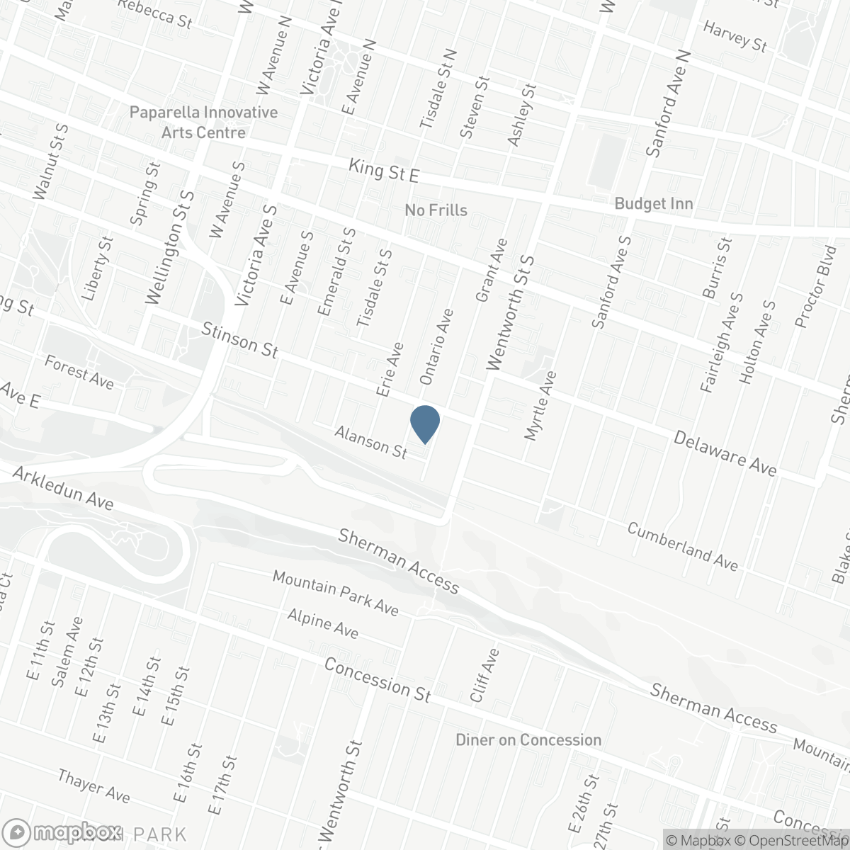 200 STINSON Street Unit# 207, Hamilton, Ontario L8N 4J5